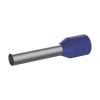 ferrule aislado pan term para cable 14 awg, largo 12mm, din color azul. paquete 500 piezas