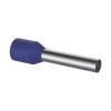 ferrule aislado pan term para cable 14 awg, largo 12mm, din color azul. paquete 500 piezas
