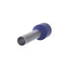 ferrule aislado pan term para cable 14 awg, largo 12mm, din color azul. paquete 500 piezas
