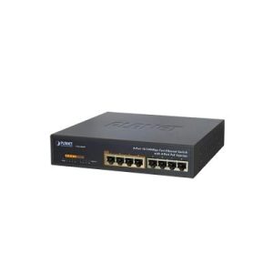 switch no administrable poe de 8 puertos 10/100 mbps con 4 puertos poe 802.3af