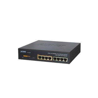 switch no administrable poe de 8 puertos 10/100 mbps con 4 puertos poe 802.3af switch no administrable poe de 8 puertos 10/100 mbps con 4 puertos poe 802.3af