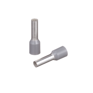 ferrule aislado pan term para cable 12 awg, largo 17.5mm, din color gris. paquete 500 piezas