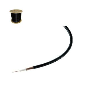 cable coaxial heliax de 1/4", cobre corrugado, superflexible, blindado, 50 ohms, carrete de 305 metros