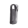 funda reforzada en piel para cinto, con cierre y amplio visor frontal transparente para radios aéreos ic a25.