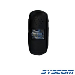 funda de piel reforzada. para radios icf3gs, icf3gt, icf4gs, icf4gt, icf30gs, icf30gt, icf40gs e icf40gt.
