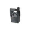 funda reforzada de piel con resistentes correas y fácil acceso para radios ic f52/62.