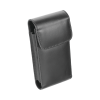 funda reforzada de piel con clip para el radio smartphone kwsa 50k.