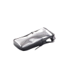 funda de piel reforzada, versión 2 de fácil acceso y cubierta frontal de plástico transparente para los radios tk 2000kv2, tk 3000kv2