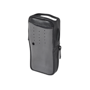funda de piel reforzada, versión 2 de fácil acceso y cubierta frontal de plástico transparente para los radios tk 2000kv2, tk 3000kv2