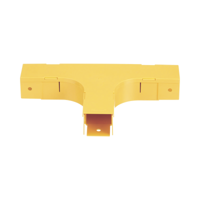 accesorio en t horizontal, con Ángulos a 90º, para canaletas fiberrunner™ 2x2, color amarillo accesorio en t horizontal, con Ángulos a 90º, para canaletas fiberrunner™ 2x2, color amarillo