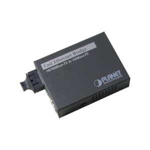 convertidor de medios 100 mbps utp/fibra óptica mono modo hasta 15 km, conector sc