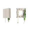 caja terminal de fibra Óptica (roseta) con un acoplador sc/apc, color blanco