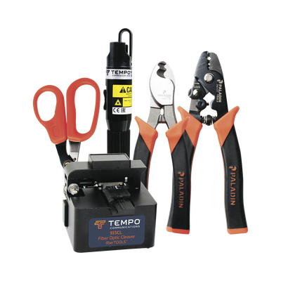 kit de herramientas para terminación de conectores de fibra Óptica prepulidos con cleaver de 2 pasos kit de herramientas para terminación de conectores de fibra Óptica prepulidos con cleaver de 2 pasos