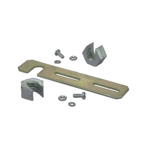 soporte de montaje a techo, para canaletas fiberrunner 2x2 o 4x4, uso con varilla roscada de 1/2", color negro