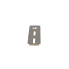 soporte de montaje a techo, para canaletas fiberrunner 2x2 o 4x4, uso con varilla roscada de 1/2", color negro