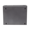 caja de conexión de fibra Óptica, para montaje en pared, acepta 2 placas fap o fmp, hasta 48 fibras, color negro