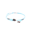 jumper de fibra optica multimodo 50/125 om3, lc lc duplex, ofnr (riser), color aqua, 2 metros