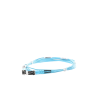 jumper de fibra optica multimodo 50/125 om3, lc lc duplex, ofnr (riser), color aqua, 3 metros