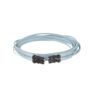 jumper de fibra optica multimodo 50/125 om3, lc lc duplex, ofnr (riser), color aqua, 7 metros jumper de fibra optica multimodo 50/125 om3, lc lc duplex, ofnr (riser), color aqua, 7 metros
