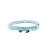jumper de fibra optica multimodo 50/125 om3, lc lc duplex, ofnr (riser), color aqua, 15 metros
