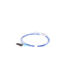 pigtail de fibra Óptica lc simplex, multimodo om4 50/125, 900um, color aqua, 1 metro