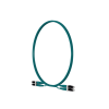 jumper de fibra optica multimodo 50/125 om4, lc lc duplex, lszh, color aqua, 2 metros
