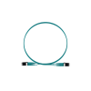 jumper de fibra optica multimodo 50/125 om4, lc lc duplex, lszh, color aqua, 2 metros