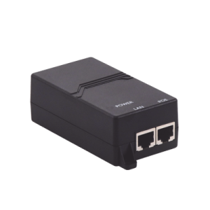 inyector poe pasivo 48vcc gigabit para aps grandstream hasta 24w gwn7605, gwn7605lr, gwn7615, gwn7630, gwn7630lr, gwn7660, gwn7660lr y gwn7664.