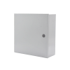 gabinete de acero, uso interior (nema 1) de 80 x 60 x 20 cm con placa interna / tipo telefónico.