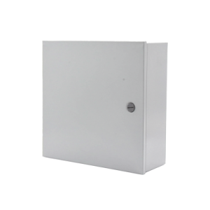 gabinete de acero, uso interior (nema 1) de 80 x 60 x 20 cm con placa interna / tipo telefónico.