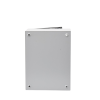 gabinete de acero, nema 4 ip 66 de 30 x 40 x 20 cm con platina y certificado ul.