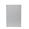 gabinete de acero, nema 4 ip 66 de 40 x 60 x 25 cm con platina y certificado ul.