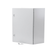 gabinete de acero, nema 4 ip 66 de 40 x 60 x 25 cm con platina y certificado ul.