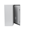 gabinete de acero, nema 4 ip 66 de 40 x 60 x 25 cm con platina y certificado ul.