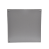 gabinete de acero, nema 4 ip 66 de 60 x 60 x 25 cm con platina y certificado ul.