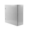gabinete de acero, nema 4 ip 66 de 60 x 60 x 25 cm con platina y certificado ul.