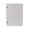 gabinete de acero, nema 4 ip 65 de 60 x 80 x 30 cm con platina.
