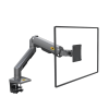 montaje de escritorio articulado para monitores de 27 45" / soporta hasta 15 kg / vesa 75 x 75 / 100 x 100 / acero / giro: 360°