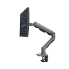 montaje de escritorio articulado para monitores de 27 45" / soporta hasta 15 kg / vesa 75 x 75 / 100 x 100 / acero / giro: 360°