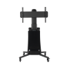 montaje de piso movil para pantallas 55 80in ajustable motorizado