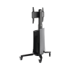 montaje de piso movil para pantallas 55 80in ajustable motorizado