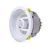 ghost series, altavoz de 3 vías de plafón 9in, diseño trugrip sin herramientas, woofer de polipropileno blanco, 150w 8ohms
