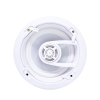 ghost series, altavoz de 3 vías de plafón 9in, diseño trugrip sin herramientas, woofer de polipropileno blanco, 150w 8ohms