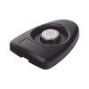ficha de contacto con base color negro