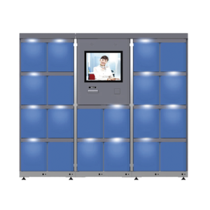locker para autoservicio / cuenta con sistema para verificación por código qr