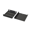gabinete metálico de seguridad para dvr/nvr, ancho 396 mm x 78 mm de alto x