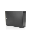 gabinete metálico para dvr/nvr con chapa y llave.