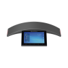 teléfono audioconferencias ip android 10, 12 líneas sip con 12 cuentas, pantalla táctil 8", puertos gigabit, wi fi, bluetooth, poe, codec opus, ipv4/ipv6 con gestión en la nube gdms