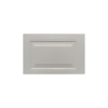 puerta de garage de alta calidad, color blanco 10x8 pies, aislada, estilo americana , cuadro corto.