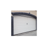 puerta de garage de alta calidad / linea central / color blanco 9x7 pies, aislada, estilo americana.